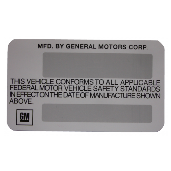 Rubber The Right Way - Vehicle Certification Decal Kit