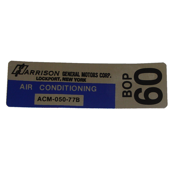 Rubber The Right Way - Air Conditioner Evaporator Box Decal