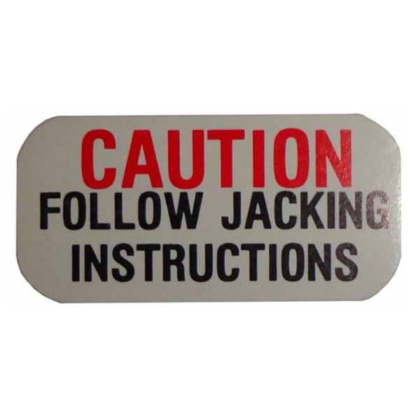 Jack Base Caution Tag