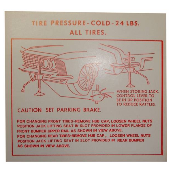 Jack Instructions Decal