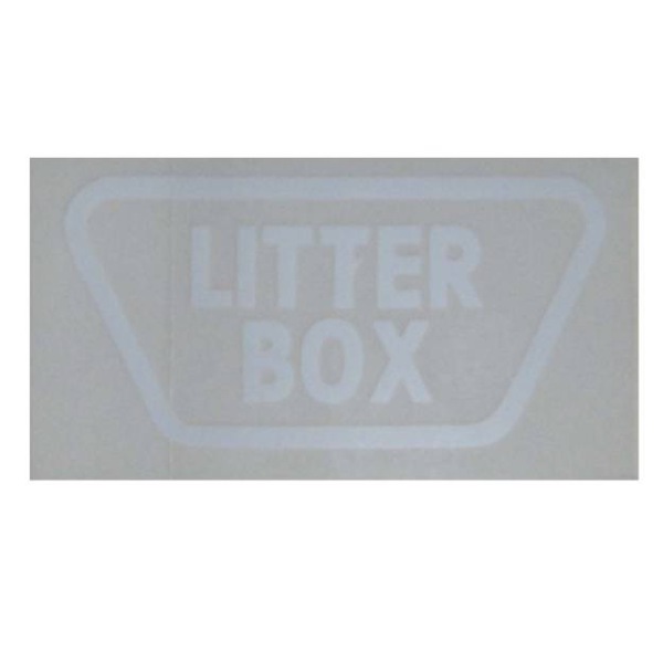 Litter Box Decal