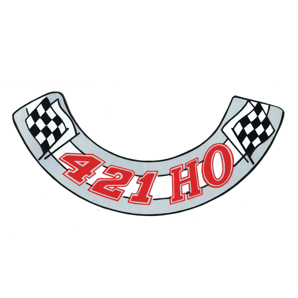 Pontiac Air Cleaner Decal