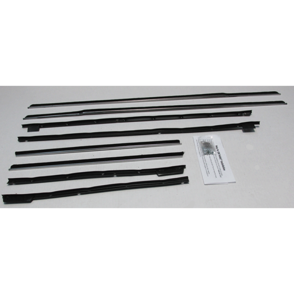 10-044E - 1965 Chevy Impala Convertible Beltline Weatherstrip Kit - 8 Piece