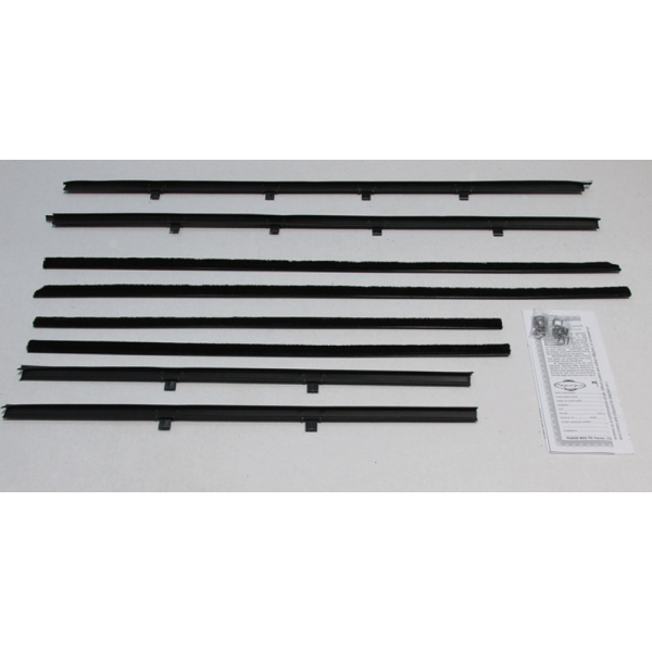 10-069E - 1961-1964 Chevy Beltline Weatherstrip Kit 8 Piece