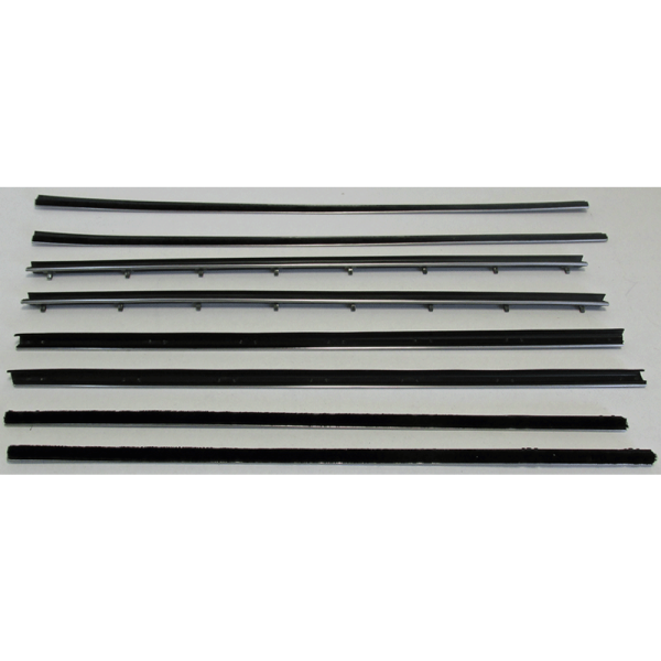 10-070E - 1966-1967 Dodge Plymouth Beltline Weatherstrip Kit 8 Piece