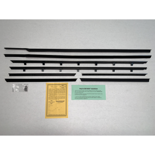 10-073E - 1961 Pontiac Bonneville Beltline Weatherstrip Kit