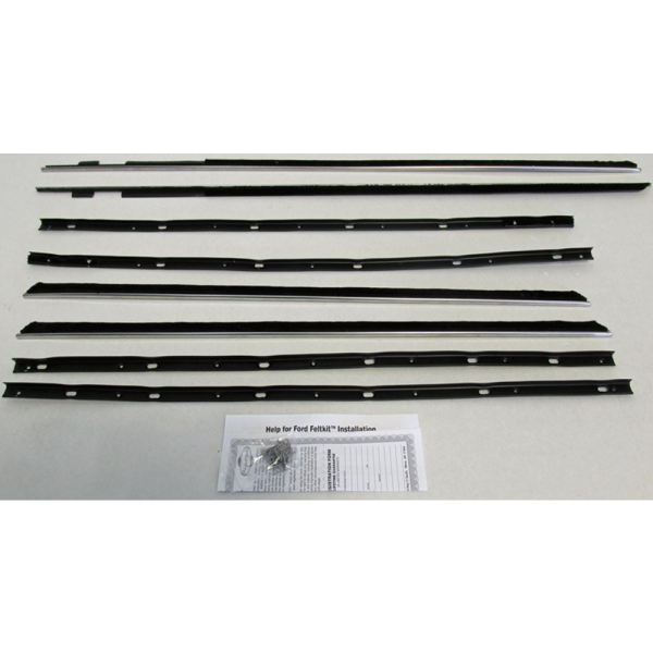 10-074E - 1964 Ford Galaxie Beltline Weatherstrip Kit