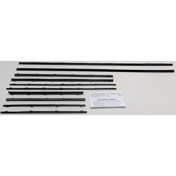 RePops - Beltline Weatherstrip - Complete 10 Piece Kit - Includes Tailgate