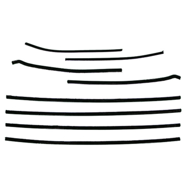 RePops - Beltline Weatherstrip - Complete 8 Piece Kit