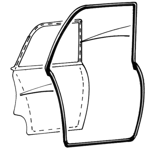 Dennis Carpenter - Door Seal Kit - Rear