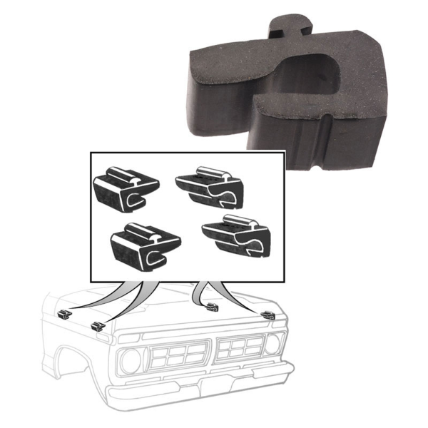 Dennis Carpenter - Hood Side Bumper Kit