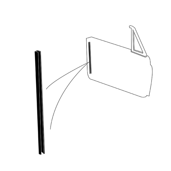 Dennis Carpenter - Lower Back Of Door Glass Run Channel