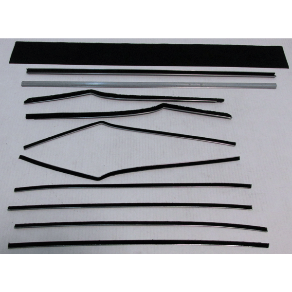 RePops - Beltline Weatherstrip & Window Channel - 12 Piece Complete Kit