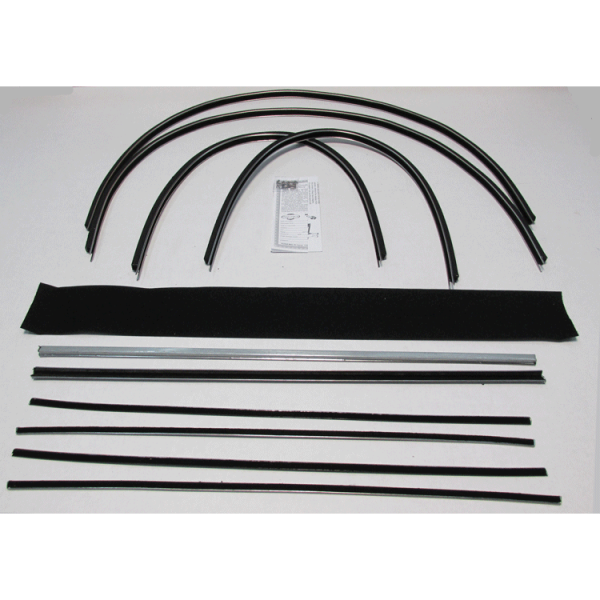 RePops - Beltline Weatherstrip & Window Channel - 12 Piece Complete Kit