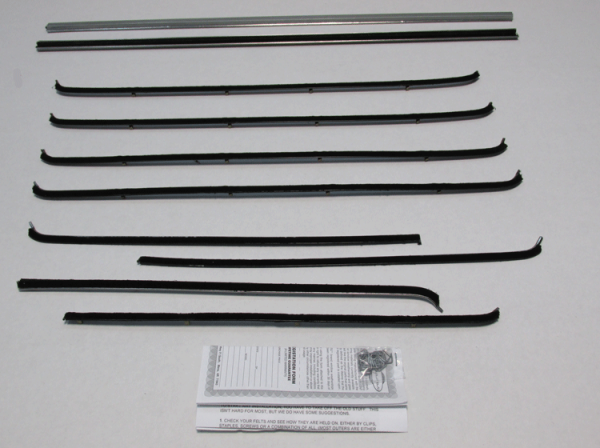 RePops - Beltline Weatherstrip & Window Channel - 10 Piece Kit