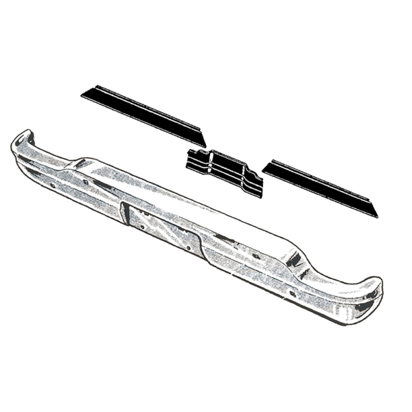 Dennis Carpenter - Rear Bumper To Body Seal Kit - 3 Piece