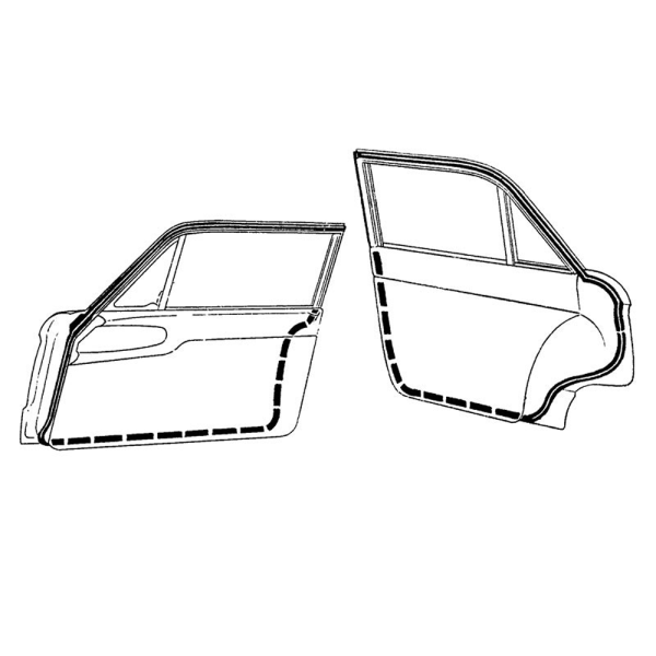Dennis Carpenter - Door Seal Kit - Front & Rear