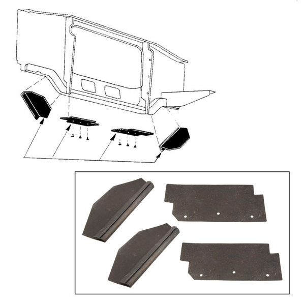 Dennis Carpenter - Radiator Support To Frame Seal Kit