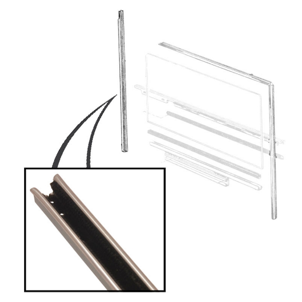 1963-64 Ford Galaxie window run channel.