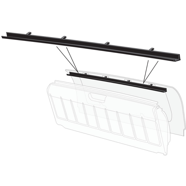 Dennis Carpenter - Tailgate Beltline / Anti-Rattler Weatherstrip - Outer