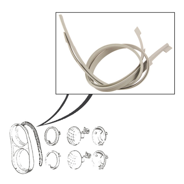 1966 Ford headlight door seal kit.