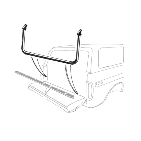 1978-96 Ford Bronco tailgate to body seal.