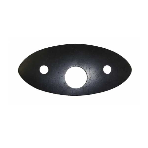 1971-72 Buick Riviera trunk emblem mounting pad.