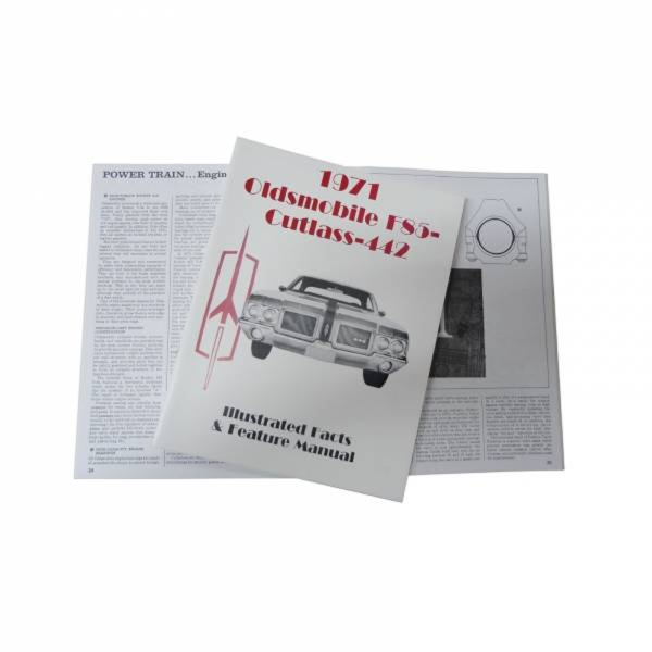 1971 Oldsmobile Restoration Parts Facts & Features Manual - Part #MP0376