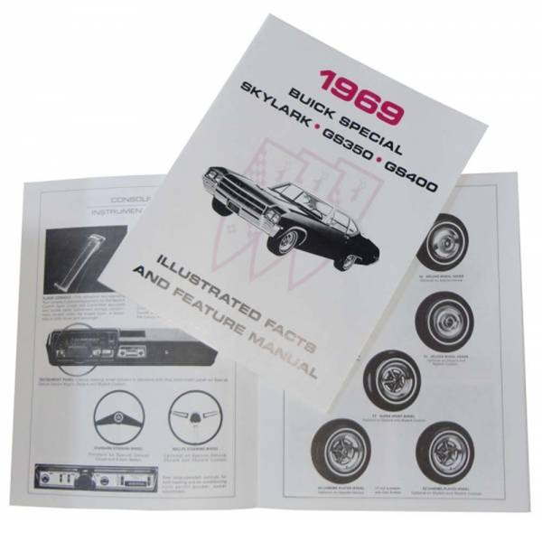 1969 Buick Restoration Parts Facts & Features Manual - Part #MP0361