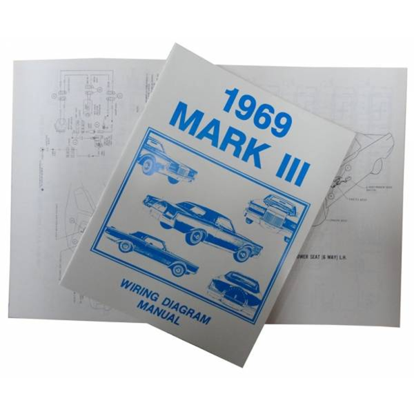 1969 Lincoln Restoration Parts Wiring Diagram Manual - MP0258