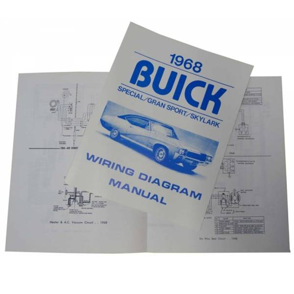1968 Buick Restoration Parts Wiring Diagram Manual - MP0231.