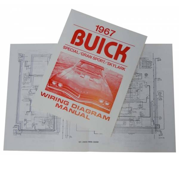 1967 Buick Skylark & Special Restoration Parts Wiring Diagram Manual - MP0230