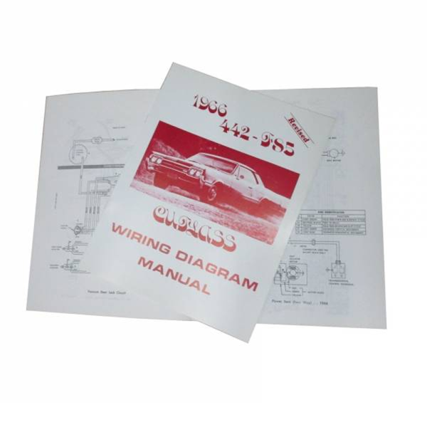 1966 Oldsmobile Restoration Parts Wiring Diagram Manual - MP0226