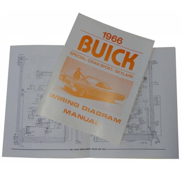 1966 Buick Restoration Parts Wiring Diagram Manual - MP0225