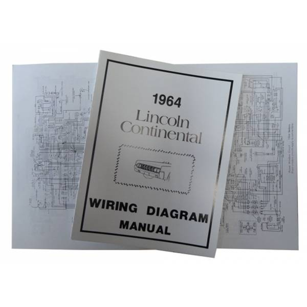 1964 Lincoln Restoration Parts Wiring Diagram Manual - MP0054.