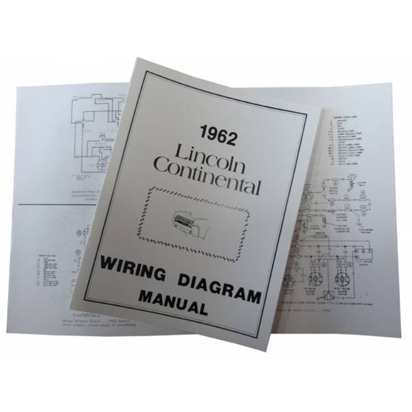 1962 Lincoln Restoration Parts Wiring Diagram Manual - MP0052.