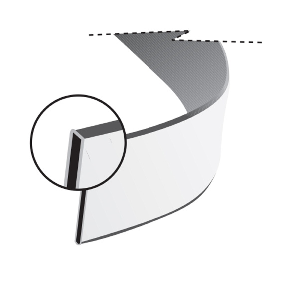 Universal Glass Molding - Part #41-015-RL.