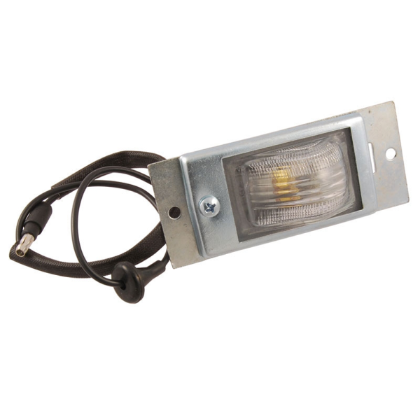 1959-60 Ford Restoration Parts License Plate Light Assembly - Part #B9A-13550-A.