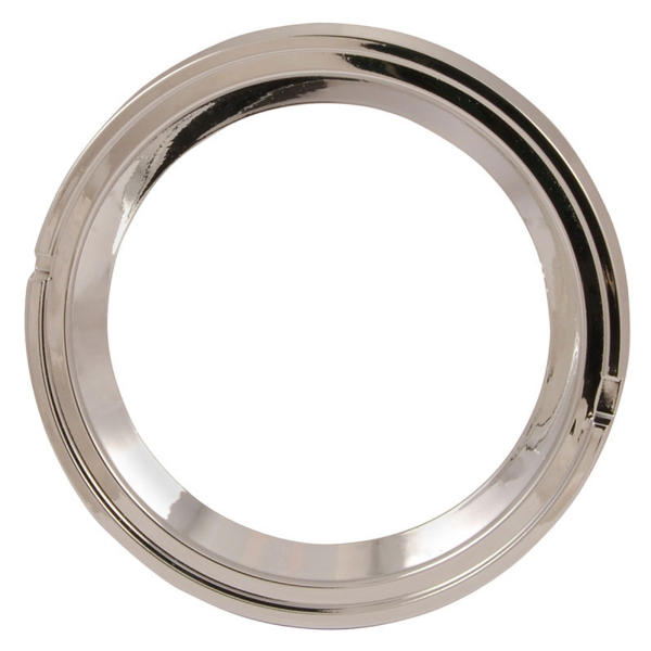 1963-64 Ford Restoration Parts Fuel OR Water Temperature Gauge Bezel - Part #C3AZ-9B314-A.
