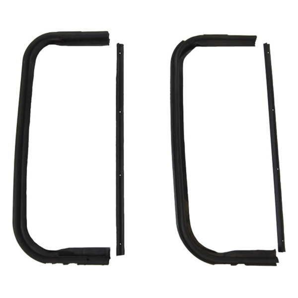 1955-60 Dodge Truck Front Door Vent Window Main Seal & Division Seal - 4 Piece Kit Part #10-241V