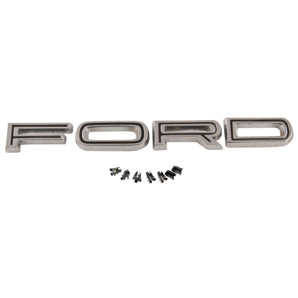 1965-67 Ford "FORD" Hood or Trunk Letters Part #C5AZ-16606-S.