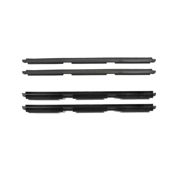 1997-2001 Beltline Weatherstrip - Rear Doors - Also Called Window Sweeps, Felts Or Fuzzies - 4 Pc. Kit - 10-355X.