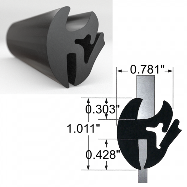 Windshield, Rear Window & Fixed Glass Seals Windshield / Rear Window / Fixed Glass Seal - 38-003W