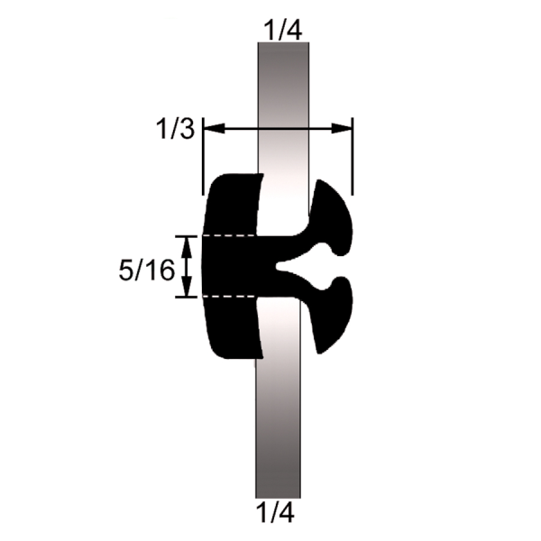 Windshield, Rear Window & Fixed Glass Seals Windshield / Rear Window / Fixed Glass Seal - 38-013W.