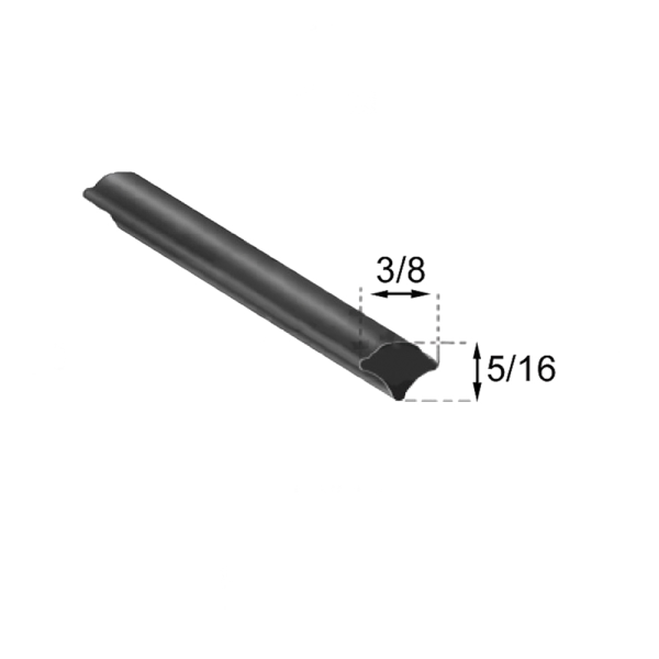 Windshield & Back Glass Lockstrips Lock Strip - 3/8" x 5/16" Tall - 39-002X.