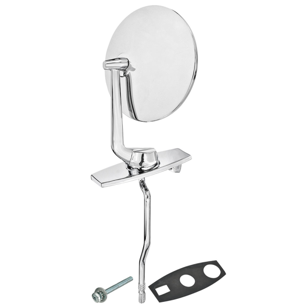 1967 Cadillac Restoration Parts Rear View Mirror On Door - LH - 12-079X.