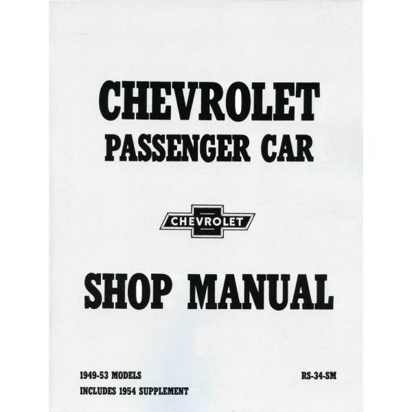 1949-1954 Chevy Car Shop Manual - Part #DPRGM-57-49SM.