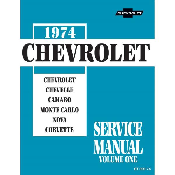 1974 Chevy Car Shop Manual - Part #DPRGM-155-74SM.