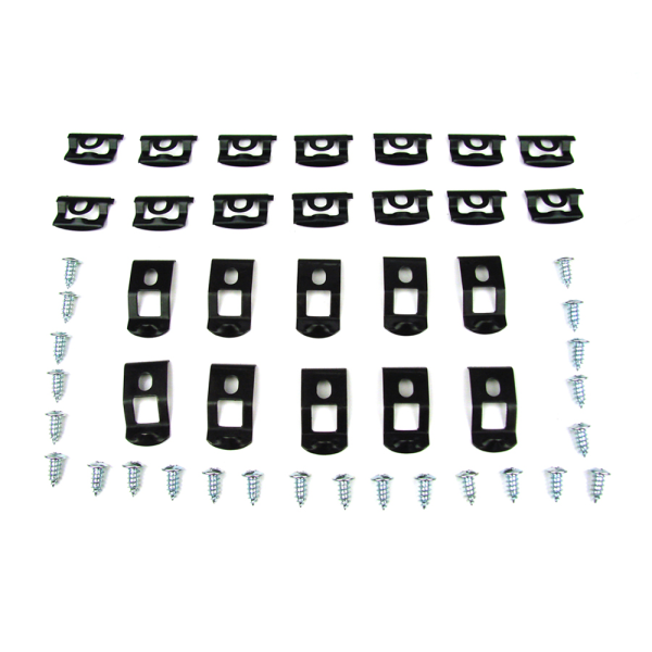 1966-67 Dodge & Plymouth Windshield Reveal Molding Clip Kit - Part #19-342K.