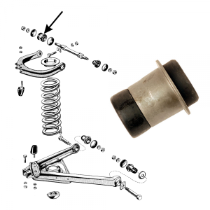 Products - Suspension & Steering - Rubber The Right Way - Front Upper Control Arm Inner Bushing at Rear